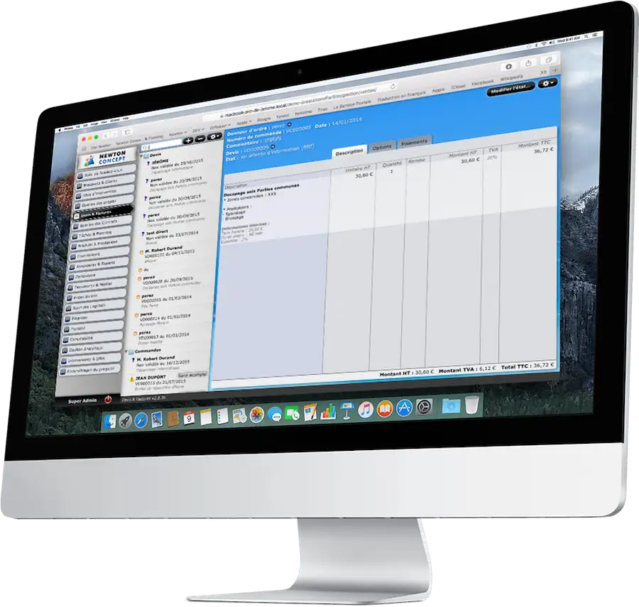 Logiciel de gestion compatible Mac